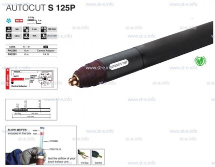 Плазмотрон для механизированной резки AUTOCUT S 125 P, 10 M - st-e.info - Ульяновск