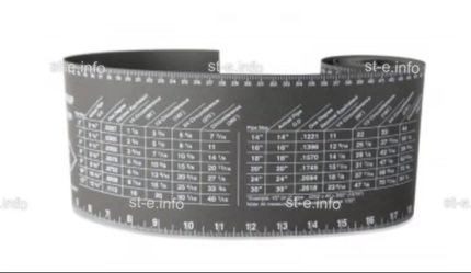 Лента для разметки труб 100mm*1220mm - st-e.info - Ульяновск