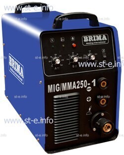 Сварочный инверторный полуавтомат BRIMA MIG/MMA 250-1 (220) - st-e.info - Ульяновск